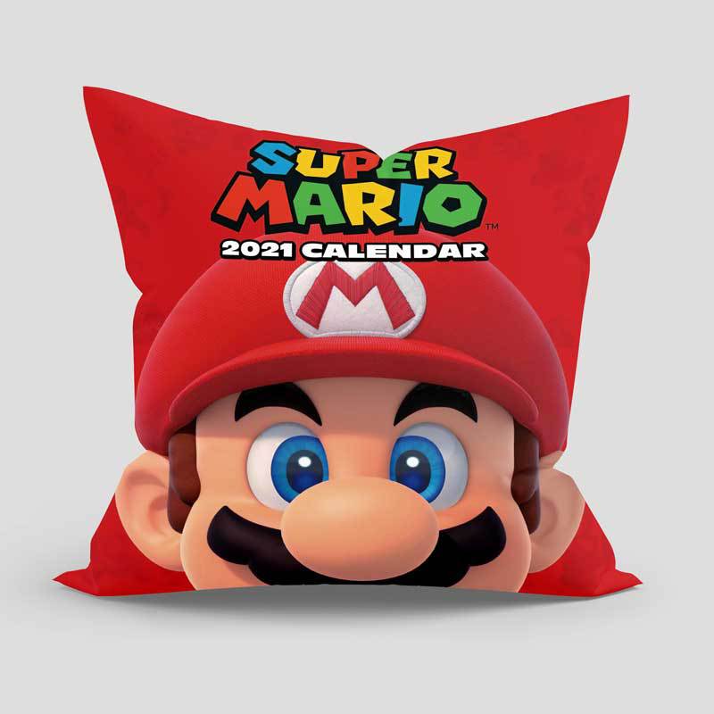 Super Mario Bros Pillow with Cover